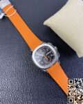 OM Factory Replica Patek Philippe Aquanaut 5968A-001 Orange Rubber Strap