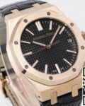 APS Factory Replica Audemars Piguet Royal Oak 15510OR.OO.D002CR.02 Rose Gold Black Dial Watch