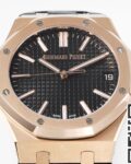 APS Factory Replica Audemars Piguet Royal Oak 15510OR.OO.D002CR.02 Rose Gold Black Dial Watch