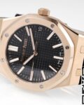 APS Factory Replica Audemars Piguet Royal Oak 15510OR.OO.D002CR.02 Rose Gold Black Dial Watch