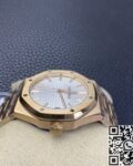 ZF Factory Replica Audemars Piguet Royal Oak 15500 Rose Gold White Dial Watch