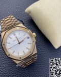 ZF Factory Replica Audemars Piguet Royal Oak 15500 Rose Gold White Dial Watch