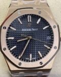 ZF Factory Replica Audemars Piguet Royal Oak 15500OR.OO.1220OR.01 Rose Gold Black Dial Watch