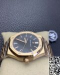 ZF Factory Replica Audemars Piguet Royal Oak 15500OR.OO.1220OR.01 Rose Gold Black Dial Watch