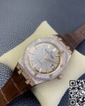 GS Factory Replica Audemars Piguet Royal Oak 15402OR Rose Gold Diamond Watch