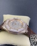 GS Factory Replica Audemars Piguet Royal Oak 15402OR Rose Gold Diamond Watch