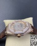 GS Factory Replica Audemars Piguet Royal Oak 15402OR Rose Gold Diamond Watch