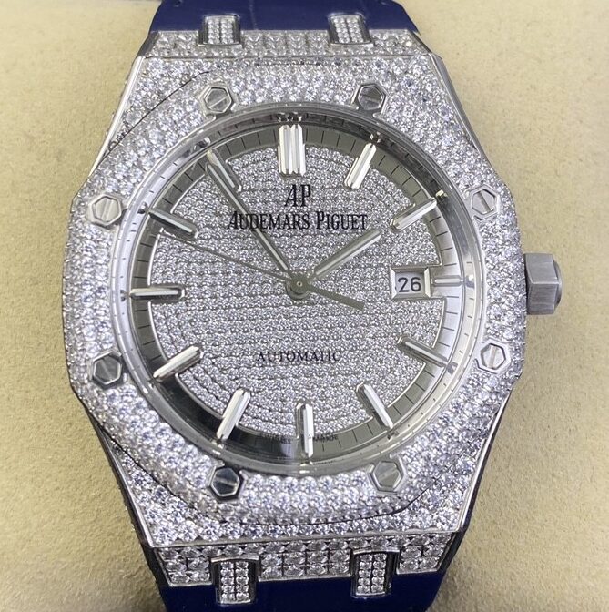 GS Factory Fake Audemars Piguet Royal Oak 15452BC Diamond Watches