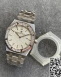 JF Factory Replica Audemars Piguet Royal Oak 67651ST.ZZ.1261ST.01 Silver Diamond Watch