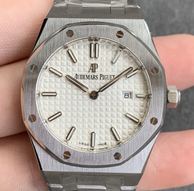 JF Factory Replica Audemars Piguet Royal Oak 67651ST Silver Dial Watch