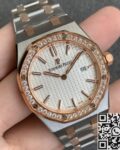 JF Factory Replica Audemars Piguet Royal Oak 67651SR.ZZ.1261SR.01 Rose Gold Diamond Watch