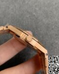 JF Factory Fake Audemars Piguet Royal Oak 67651ST Full Rose Gold Watch