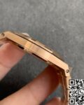 JF Factory Fake Audemars Piguet Royal Oak 67651ST Full Rose Gold Watch