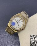 JF Factory Replica Audemars Piguet Royal Oak 67651SR Gold Diamond Watch