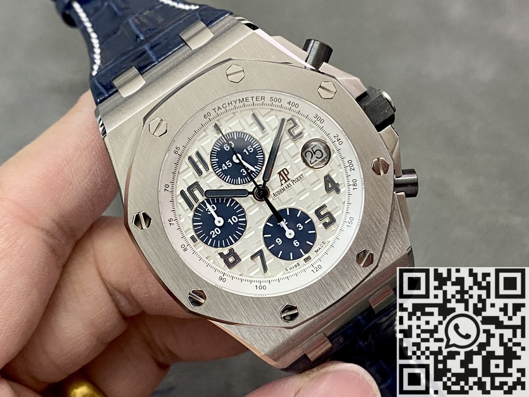 APF Factory Fake Audemars Piguet Royal Oak Offshore 26170ST.OO.D305CR.01 Silver Panda Plate Watch