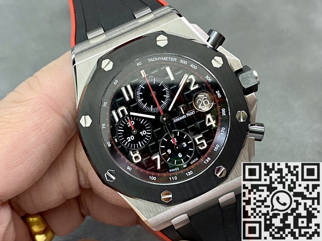 APF Factory Replica Audemars Piguet Royal Oak Offshore 26470SO.OO.A002CA.01 Black Panda Plate Watches