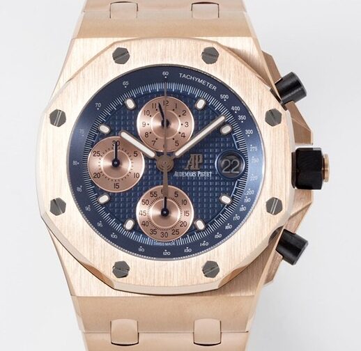 APF Factory Fake Audemars Piguet Royal Oak Offshore 26238OR.OO.2000OR.01 Dark Blue Dial Watch