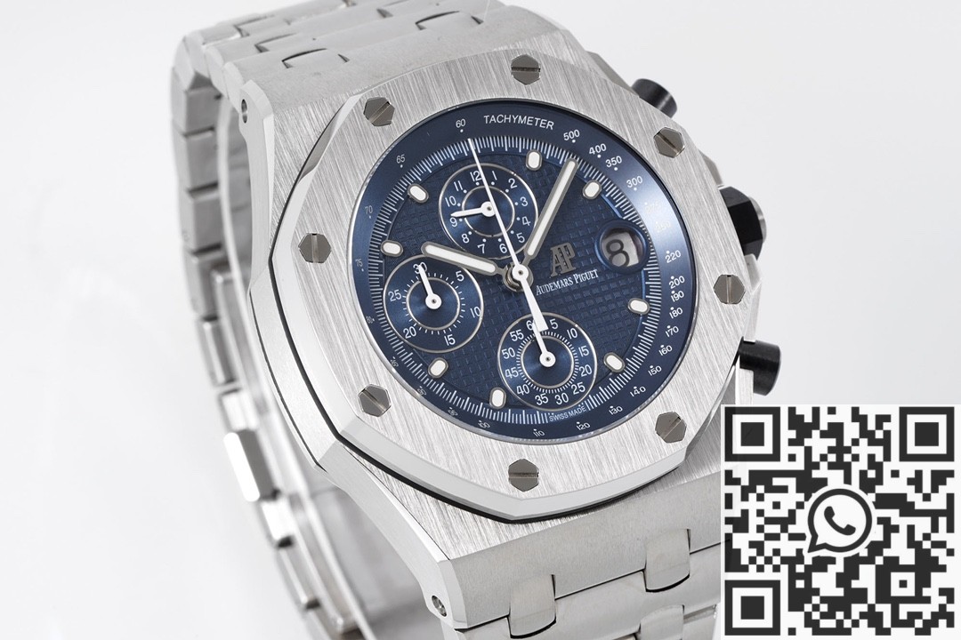 APF Factory Replica Audemars Piguet Royal Oak Offshore 26238ST.OO.2000ST.01 Blue Dial