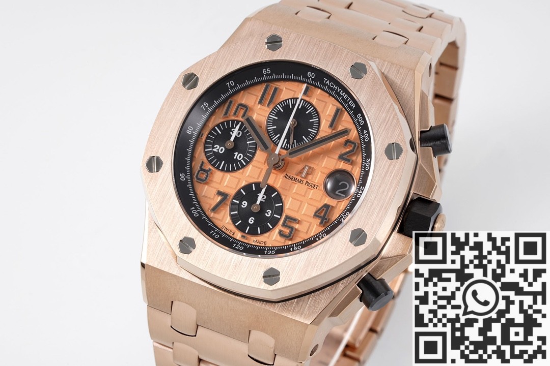 APF Factory Replica AP Royal Oak Offshore 26470OR.OO.1000OR.01 Rose Gold Dial Watch