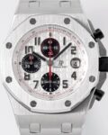 APF Factory Replica AP Royal Oak Offshore 26170ST.OO.1000ST.01 Silver Panda Plate