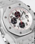 APF Factory Replica AP Royal Oak Offshore 26170ST.OO.1000ST.01 Silver Panda Plate