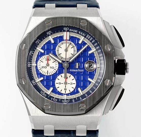 APF Factory Replica Audemars Piguet Royal Oak Offshore 26401PO.00.A018CR.01 Blue Dial Watches