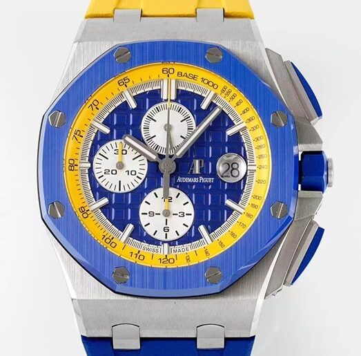 APF Factory Fake Audemars Piguet Royal Oak Offshore 26400SO.OO.A057CA.01 Blue Dial 