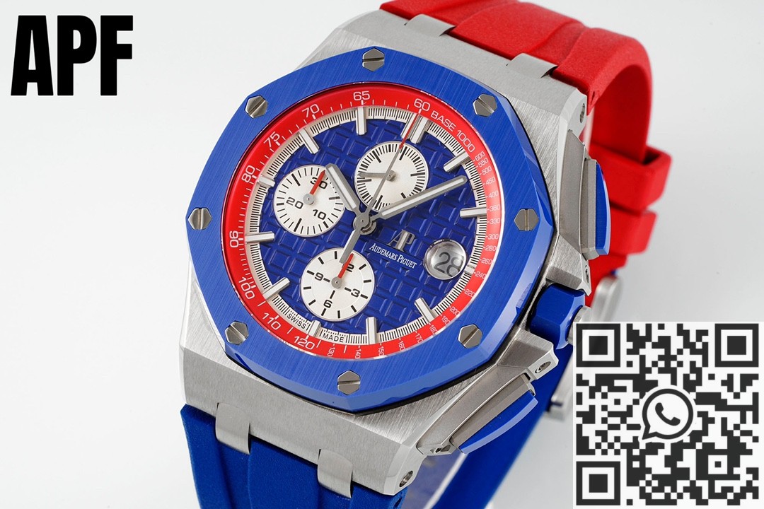 APF Factory Fake Audemars Piguet Royal Oak Offshore 26400SO.OO.A502CA.01 Blue Dial Watch