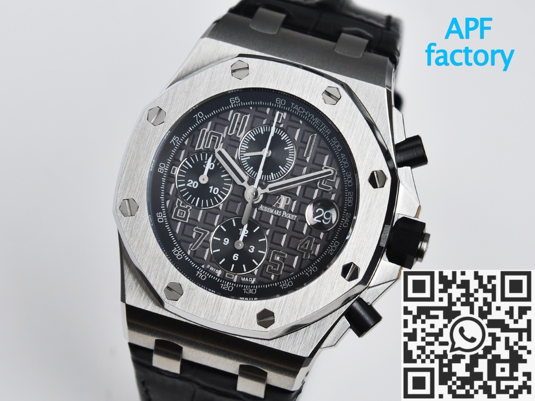 APF Factory Replica Audemars Piguet Royal Oak Offshore 26470ST.OO.A104CR.01 Dark Gray Dial Watch