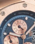 APF Factory Replica Audemars Piguet Royal Oak Offshore 26238OR Rose Gold Blue Dial Watch