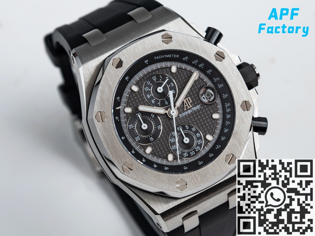 APF Factory Replica Audemars Piguet Royal Oak Offshore 26238TI Dark Grey Dial Watch