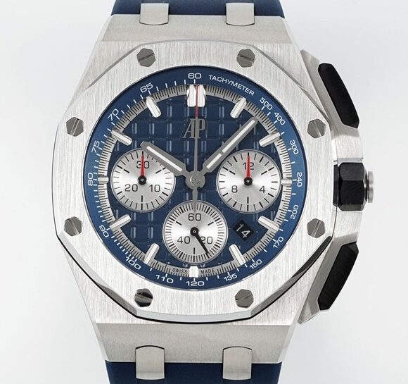 APF Factory Fake Audemars Piguet Royal Oak Offshore 26420TI.OO.A027CA.01 Blue Dial Watch