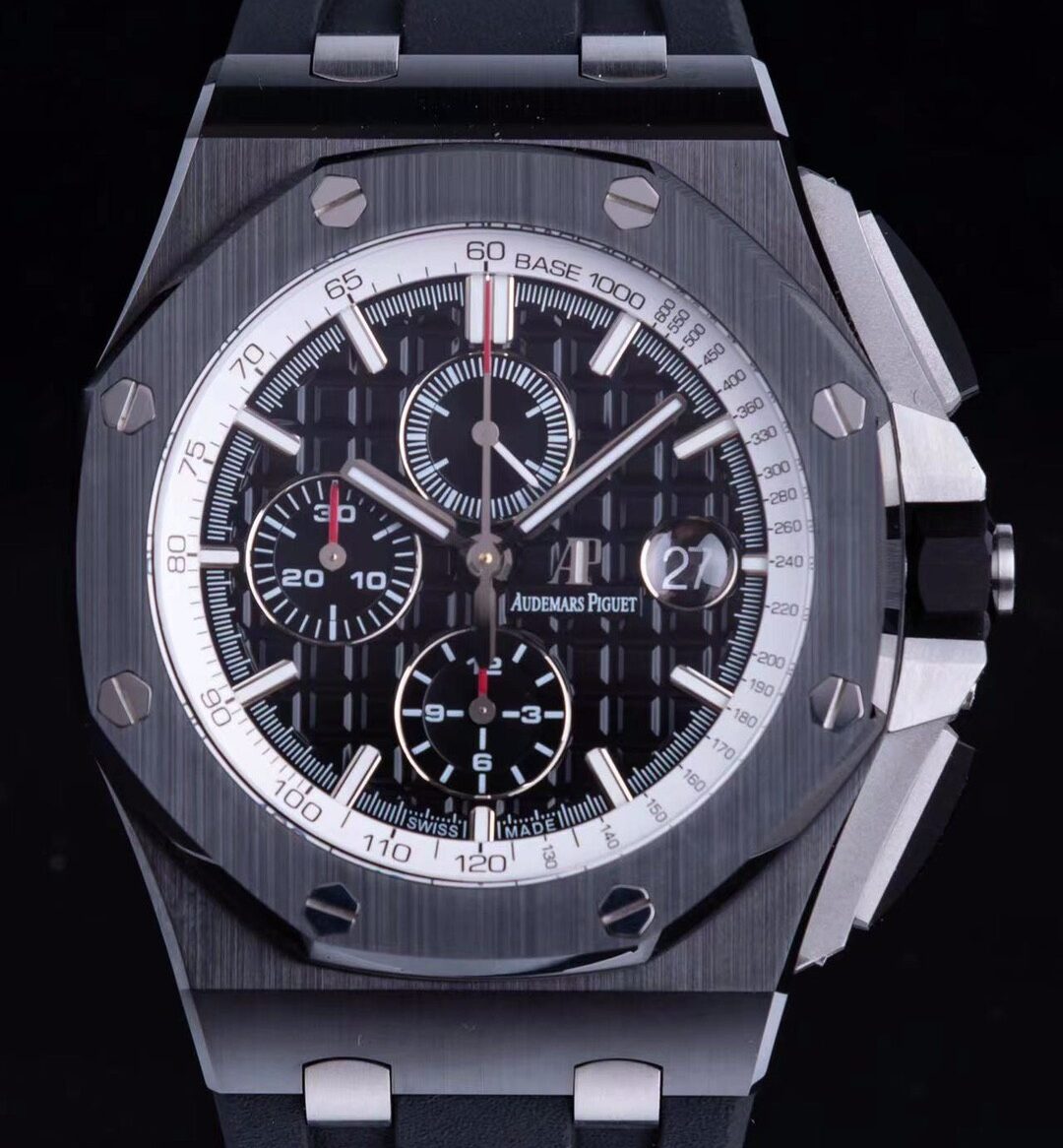 APF Factory Replica Audemars Piguet Royal Oak Offshore 26405CE.OO.A002CA.01 Dark Gray Panda Plate