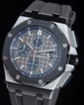 APF Factory Fake AP Royal Oak Offshore 26400IO.OO.A004CA.02 Gray Panda Plate Watch