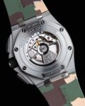 APF Factory Replica AP Royal Oak Offshore 26400SO.OO.A055CA.01 Khaki Green Panda Platter Watches