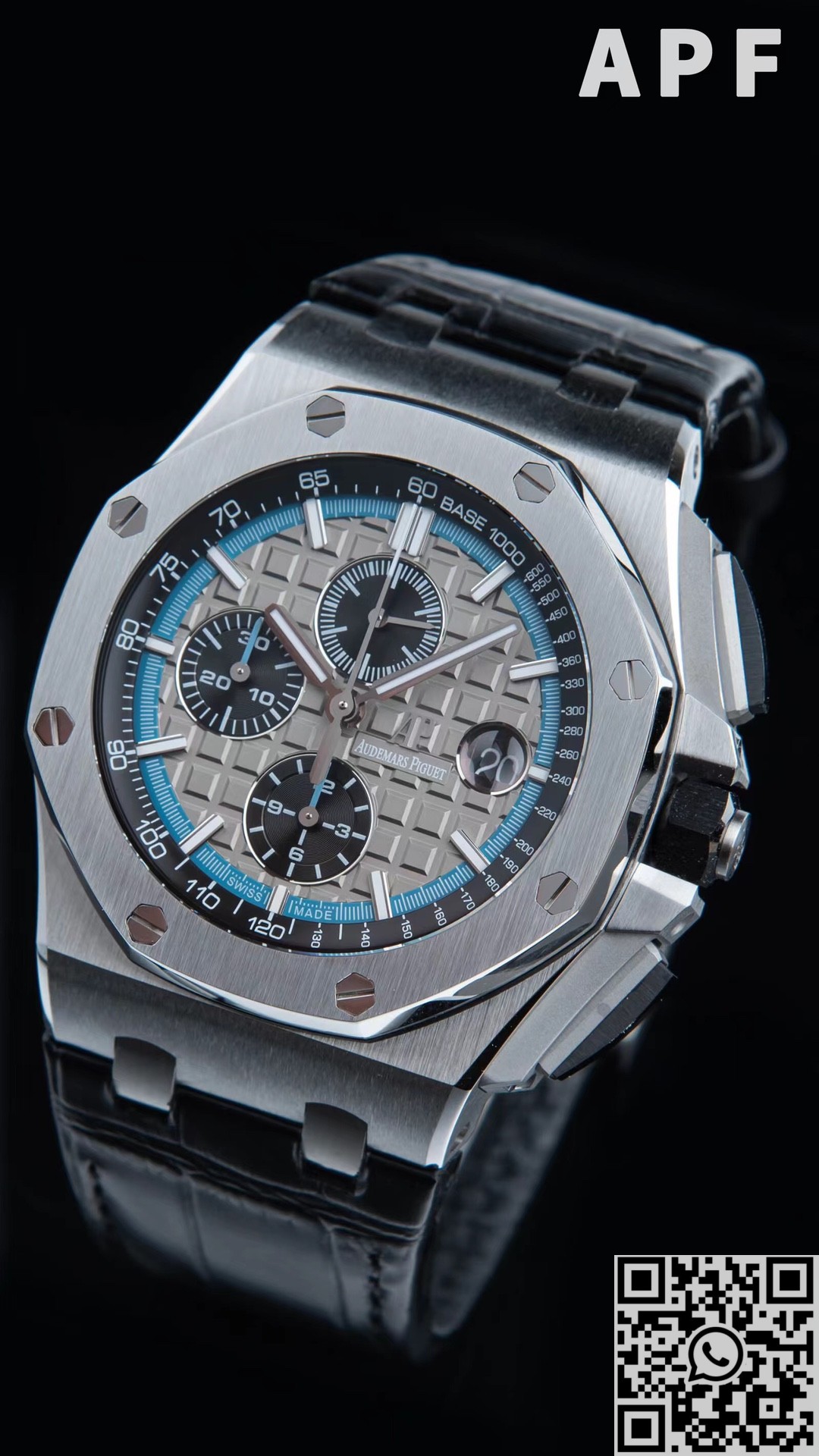 APF Factory Fake Audemars Piguet Royal Oak Offshore 26417BC.OO.A002CR.01 Gray Dial Watch