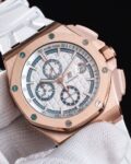 APF Factory Replica Audemars Piguet Royal Oak Offshore 26408OR.OO.A010CA.01 White Panda Plate Watch