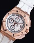 APF Factory Replica Audemars Piguet Royal Oak Offshore 26408OR.OO.A010CA.01 White Panda Plate Watch