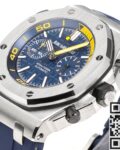 MS Factory Fake AP Royal Oak Offshore 26703ST.OO.A027CA.01 Dark Blue Panda Plate Watches