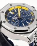 MS Factory Fake AP Royal Oak Offshore 26703ST.OO.A027CA.01 Dark Blue Panda Plate Watches