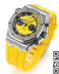 MS Factory Fake Audemars Piguet Royal Oak Offshore 26703ST.OO.A051CA.01 Yellow Panda Plate