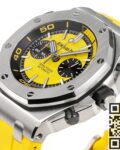 MS Factory Fake Audemars Piguet Royal Oak Offshore 26703ST.OO.A051CA.01 Yellow Panda Plate