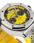 MS Factory Fake Audemars Piguet Royal Oak Offshore 26703ST.OO.A051CA.01 Yellow Panda Plate