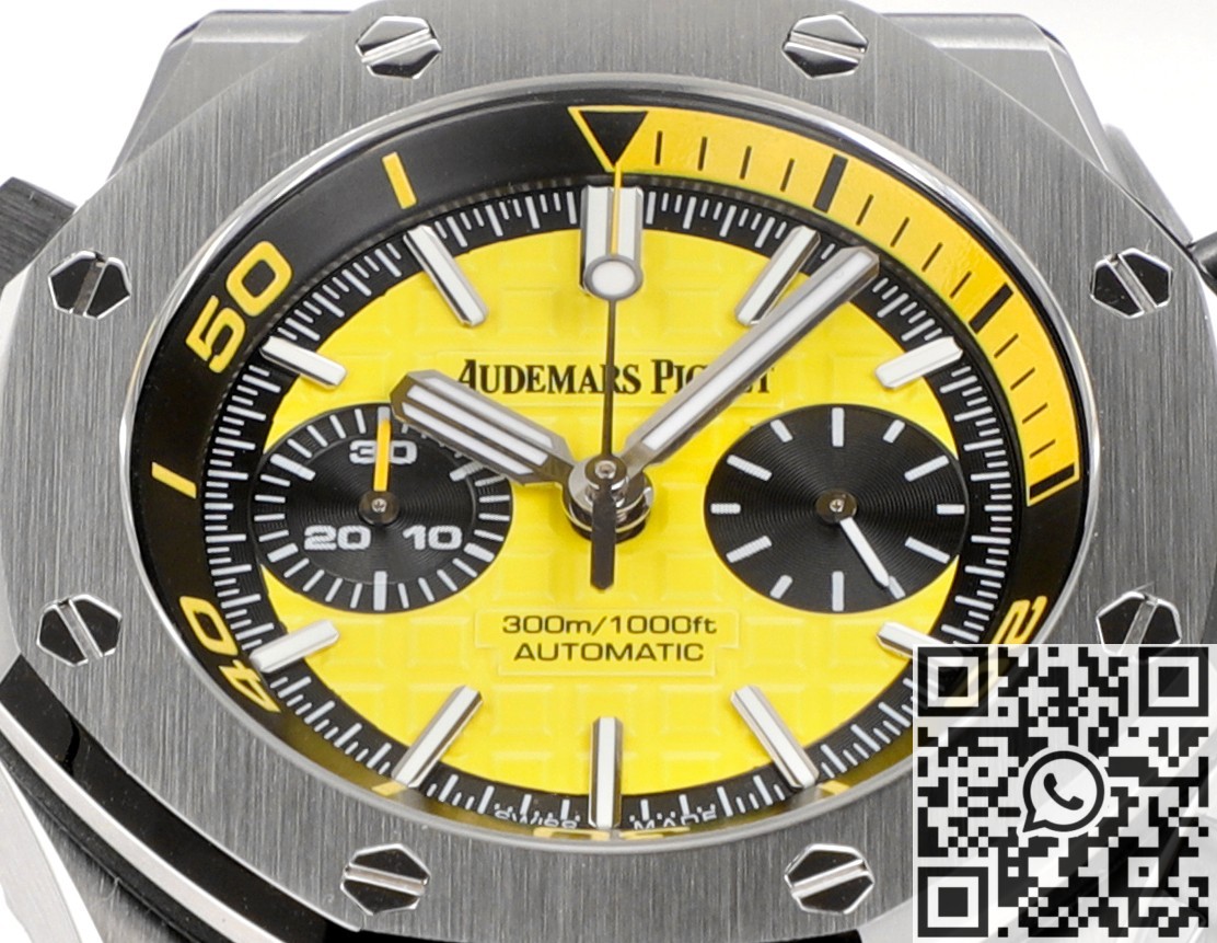 MS Factory Fake Audemars Piguet Royal Oak Offshore 26703ST.OO.A051CA.01 Yellow Panda Plate