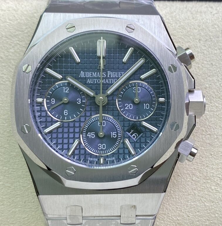 JH Factory Fak AP Royal Oak 26320ST.OO.1220ST.03 Blue Panda Plate Watch