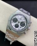 JH Factory Fake AP Royal Oak 26331ST.OO.1220ST.03 Silver Panda Plate Watch