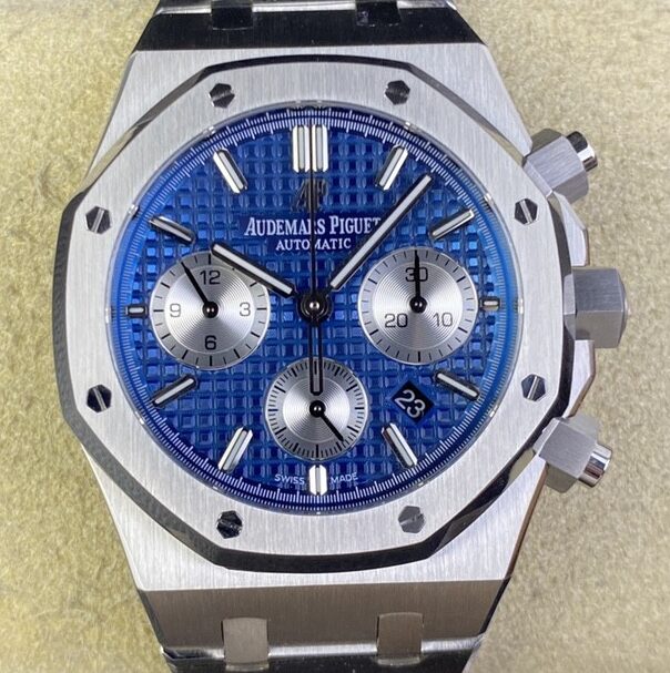 IP Factory Replica AP Royal Oak 26331ST.OO.1220ST.01 Blue Panda Plate Watch