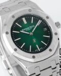 IP Factory Fake Audemars Piguet Royal Oak 15202PT.OO.1240PT.01 Green Dial