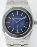 IP Factory Replica Audemars Piguet Royal Oak 15202IP.OO.1240IP.01 Smoked Blue Dial