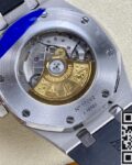 APS Factory Replica Audemars Piguet Royal Oak 15400 Black Dial Rubber Strap